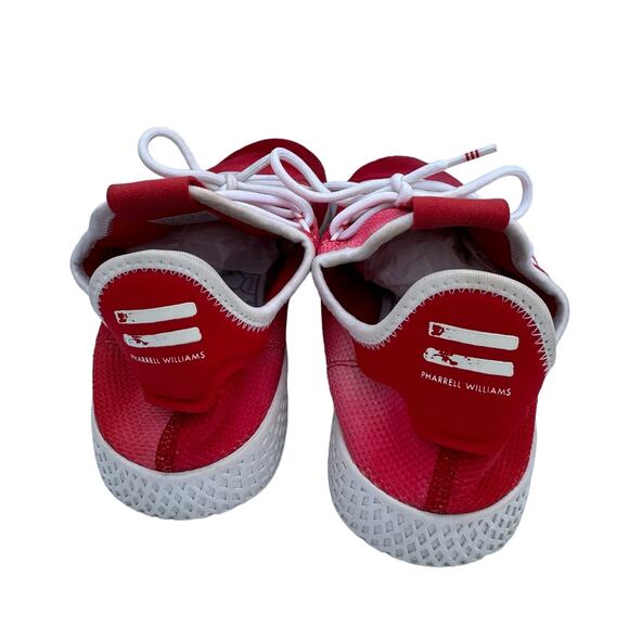 Adidas x Pharrell Williams Tennis Hu Holi Men\'s Scarlet Red Ombre Mesh Sneakers main image 5